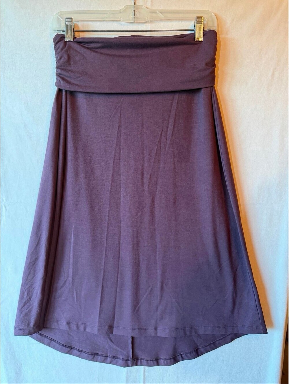 Eddie Bauer Travex Convertible A-Line Knit Skirt Dress Womens Small Comfort